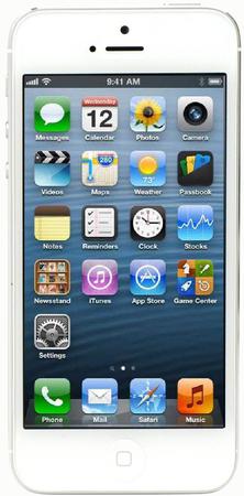 Смартфон Apple iPhone 5 64Gb White & Silver - Кольчугино